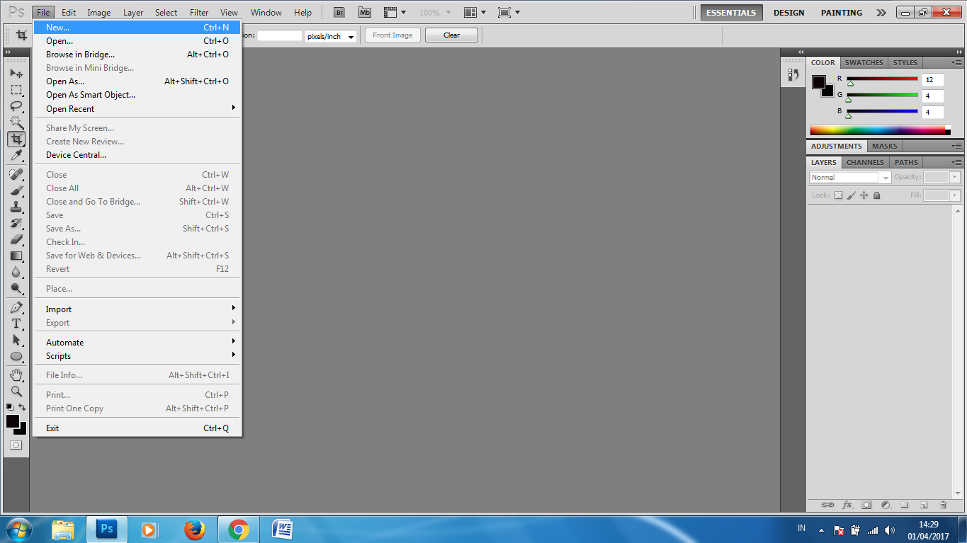membuat background transparan di adobe photoshop