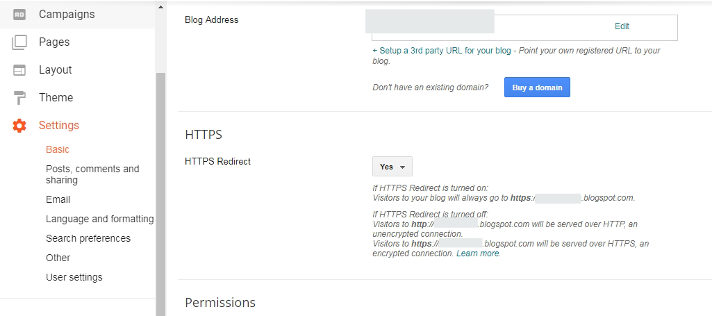 HTTPS redirect di Blogspot untuk custom domain dengan menginstall  layanan SSL pakai CDN dari CloudFlare