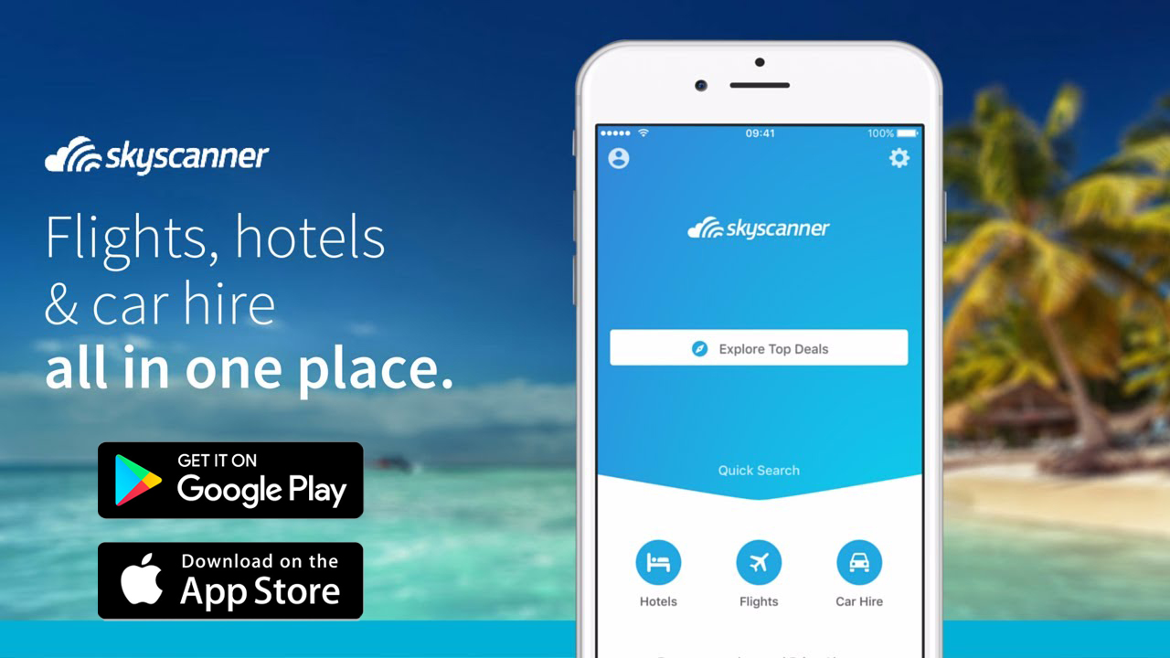 SkyScanner - Hotel, Flights, Car Hire Apps - Part of Trip.com