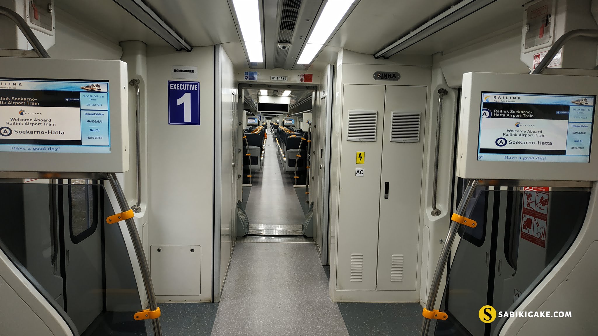 Gerbong Kereta Bandara Soekarno Hatta